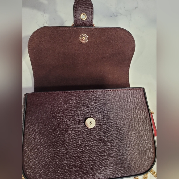 Coach Gemma Crossbody Bag in Colorblock with Butterfly Buckle. - Picture 10 of 11